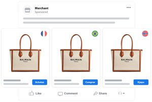 Balmain, Paris, Glopal, Luxury Fashion, Automated International Facebook Advertising